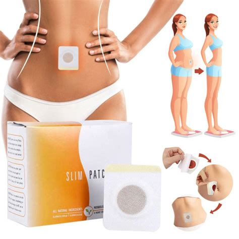 Kajiali 30 50Pcs Slim Patch Navel Sticker Obesity Fat Burning For