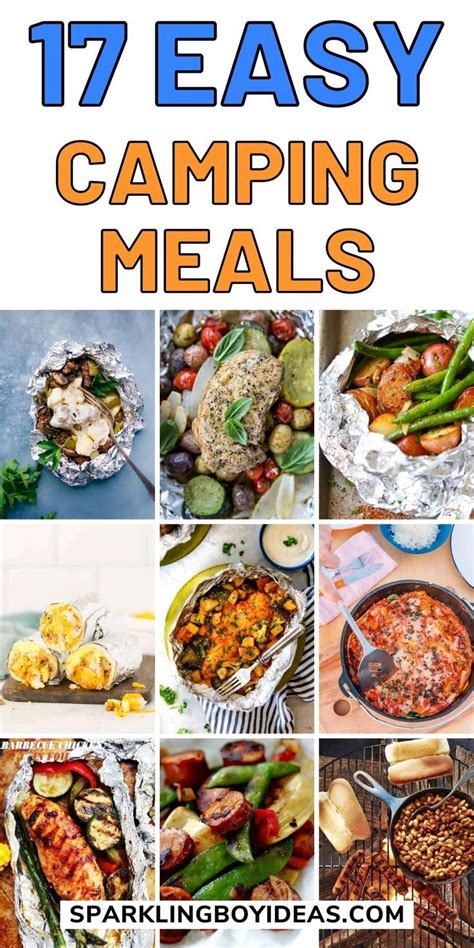 17 Easy Camping Meals For A Crowd Camping Meals Easy Camping Meals