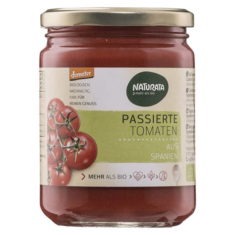 Bio Passierte Tomaten Von Naturata Bei Greenist De