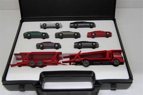 Wiking Setpackung Mercedes Benz Modellauto Set 1991 Autotransporter