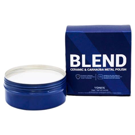 Polidor de Metais Blend Ceramic e Carnaúna Metal Polish 150g Vonixx