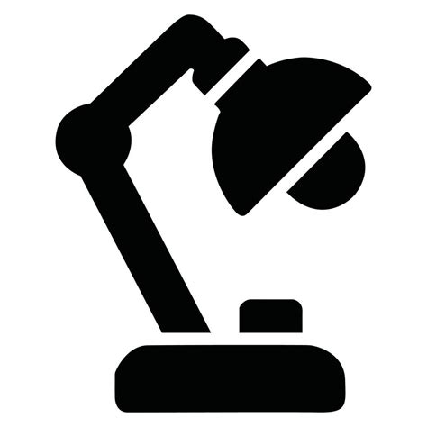 Desk Lamp Icon 21058644 Vector Art At Vecteezy