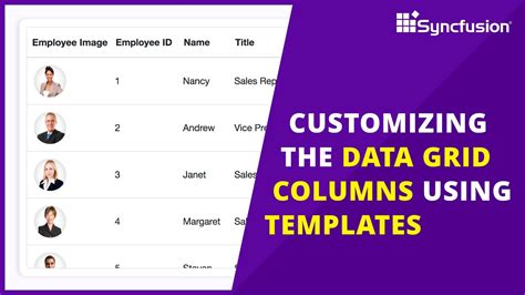 Enhance Blazor DataGrid Customizing Columns With Templates YouTube