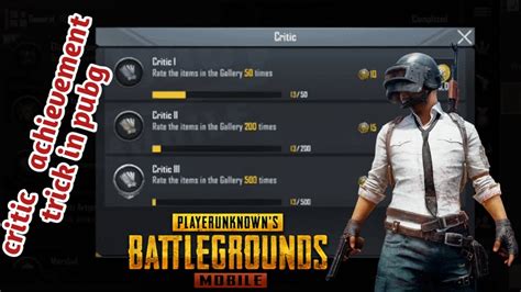 How To Complete Critic Achievement Mission In Pubg Mobile Mani Sai