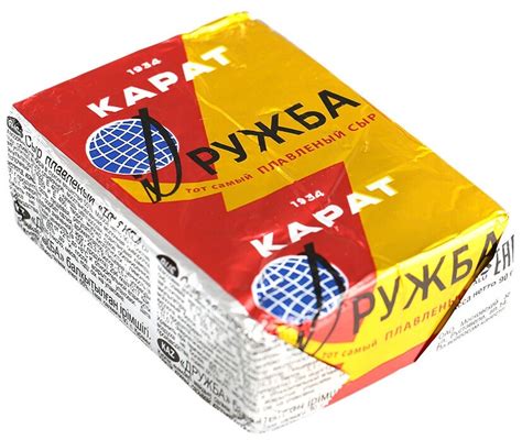 Сыр КАРАТ Дружба плавленый 45%, 90 г — купить в интернет-магазине по ...