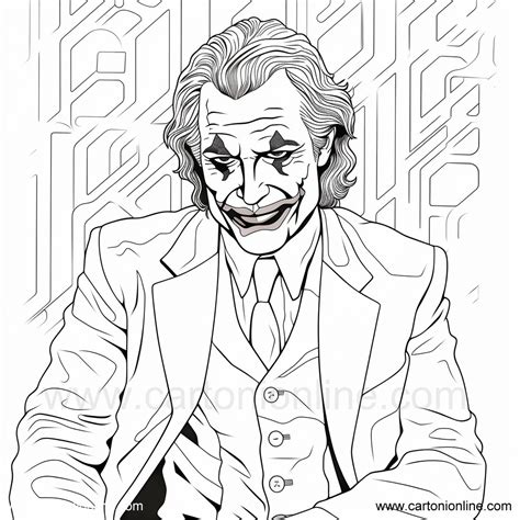 Dibujo 45 De Joker Para Colorear