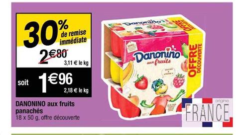 Promo Danonino Aux Fruits Panachés chez Cora iCatalogue fr