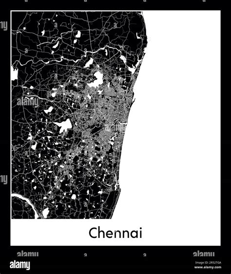 Map of chennai hi-res stock photography and images - Alamy