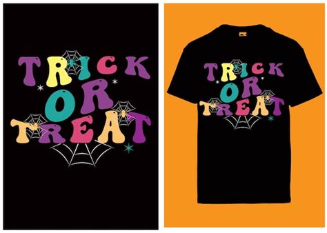 Premium Vector Retro Wavy Typography T Shirt Design Halloween