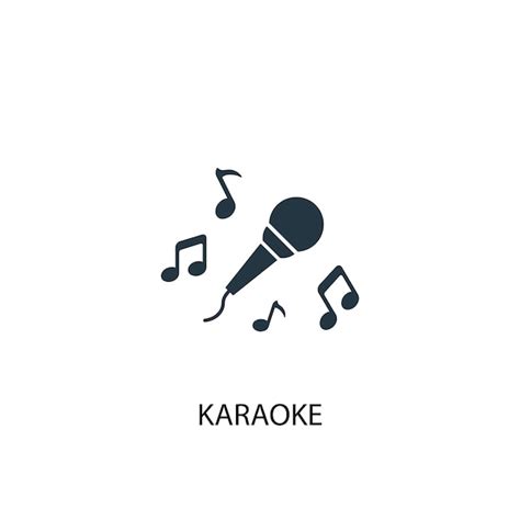 Premium Vector Karaoke Icon Simple Element Illustration Karaoke