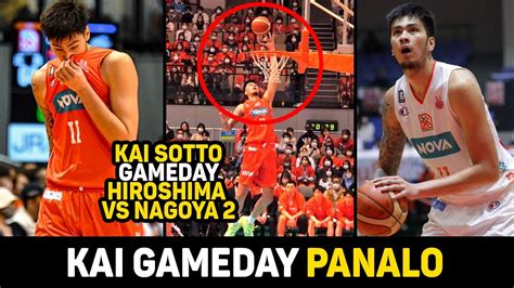 Kai Sotto Gameday Panalo Grabe Hiroshima Dragonflies Vs Nagoya