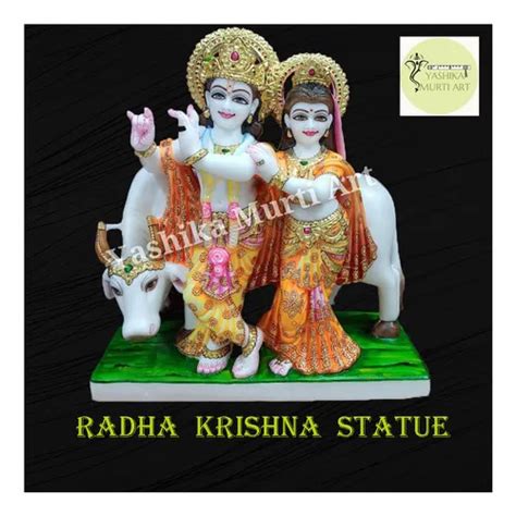 Marble Radha Krishna Idol For Worship And Temple With 12 48 Inch Size