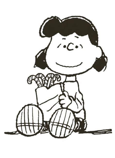 Lucy From Peanuts Coloring Page Free Printable Coloring Pages For Kids