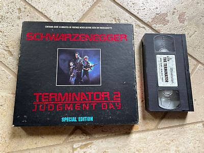 Terminator Judgement Day Special Edition Vhs Tapes Arnold