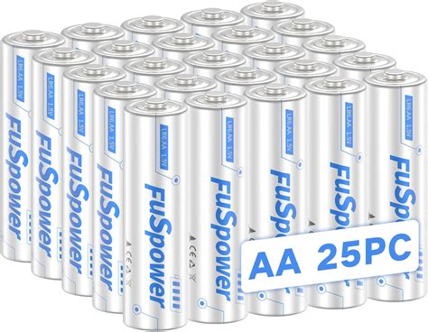 Amazon Fuspower AA Batteries 1 5V LR6 AA AM3 Batteries Double A