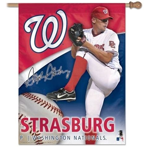 Washington Nationals Stephen Strasburg Official Mlb Outdoor House