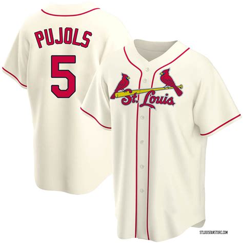 Albert Pujols Men S St Louis Cardinals Alternate Jersey Cream Replica