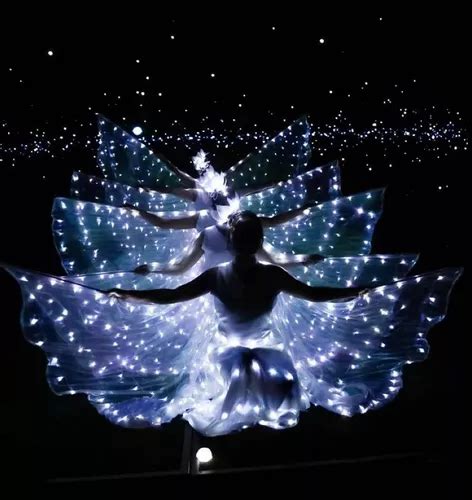 Alas Led Grande Danza Arabe Wings Bellydance Odalisca Capa En Venta En