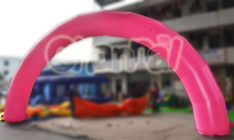 Pink Semi Circle Inflatable Arch Channal Inflatables