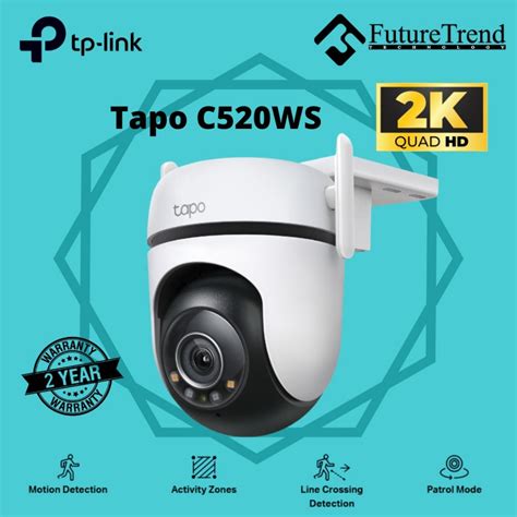 Tp Link Tapo C Ws Outdoor Pan Tilt Security Wi Fi Camera Shopee