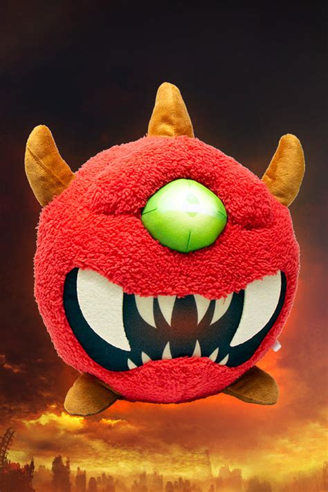 DOOM Classic Oversized Cacodemon Plush – Official Bethesda Gear Store