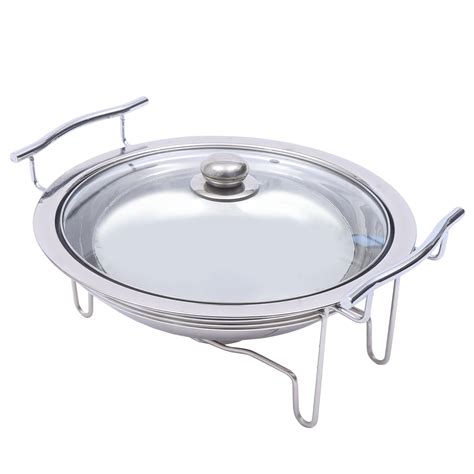 Buy Miumaeov Chafing Dish Stainless Steel Round Hot Pot Rack Buffet