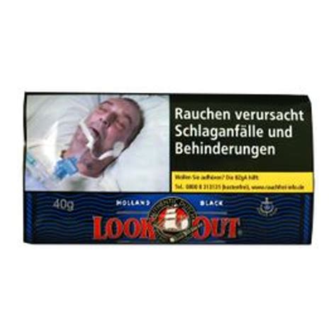 Alles F R Den Raucher Look Out Holland Blue Black Pouch Zigaretten Tabak