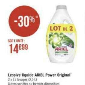 Anti crise fr Lessive Liquide ARIEL chez Géant 13 02