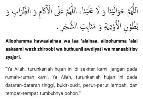 Kumpulan Bacaan Doa Hujan Lebat Disertai Angin Dan Petir Lengkap