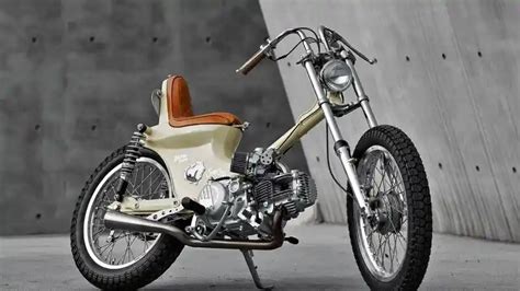 Motor Bebek Bergaya Chopper Hasil Karya Modifikator Taiwan