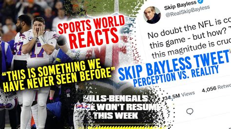 Skip Bayless Under Fire For Tweet As The Sports World Reacts To Damar Hamlin Tragedy Youtube