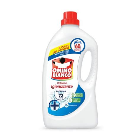 Гель для стирки Omino Bianco Антибактериальный, 60 стирок, 2.4 л ...