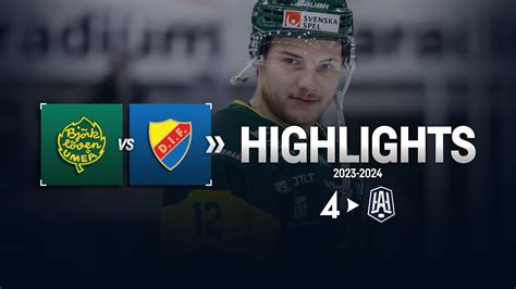 Björklöven vs Djurgården Highlights 15 11 YouTube