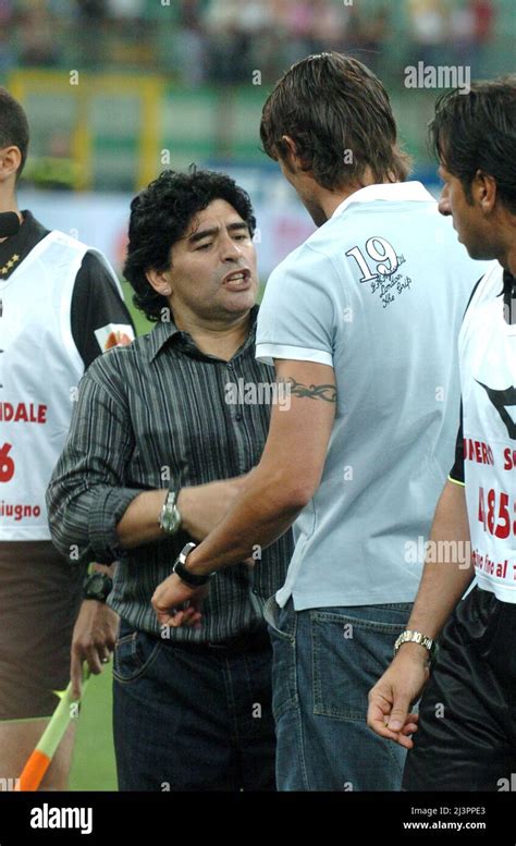 Diego Armando Maradona and Paolo Maldini ,"Partita del Cuore", charity ...