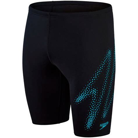 Malla Jammer Speedo Natación Calza Hombre Calidad Negro Celeste El