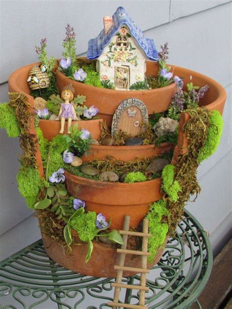 Broken Clay Pot Fairy Garden Ideas For This Year Sharonsable