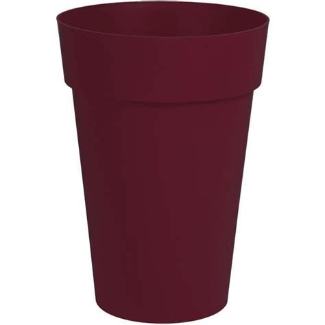 Pot De Fleur Vase Haut Toscane Eda Cm Volume L Rouge