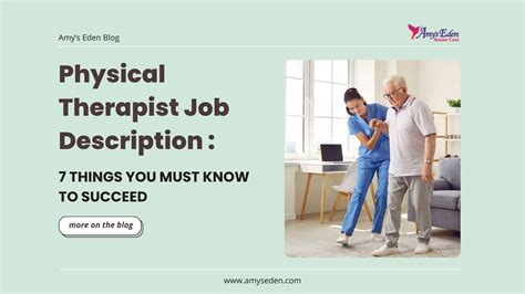 Physical Therapist Job Description 7 Things You Must Know To Succeed