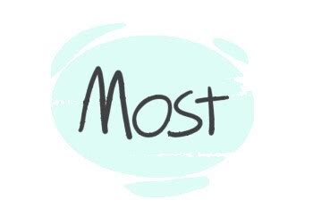 How to Use "Most" in the English Grammar | LanGeek