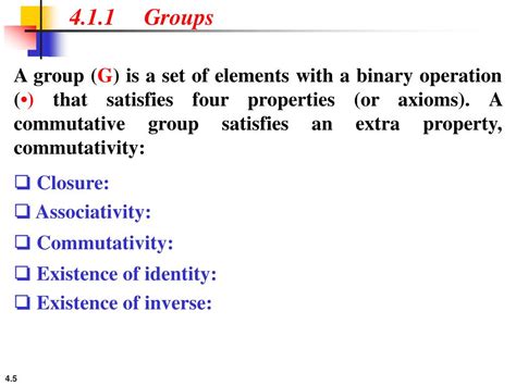 PPT Chapter 4 Algebraic Structures PowerPoint Presentation Free