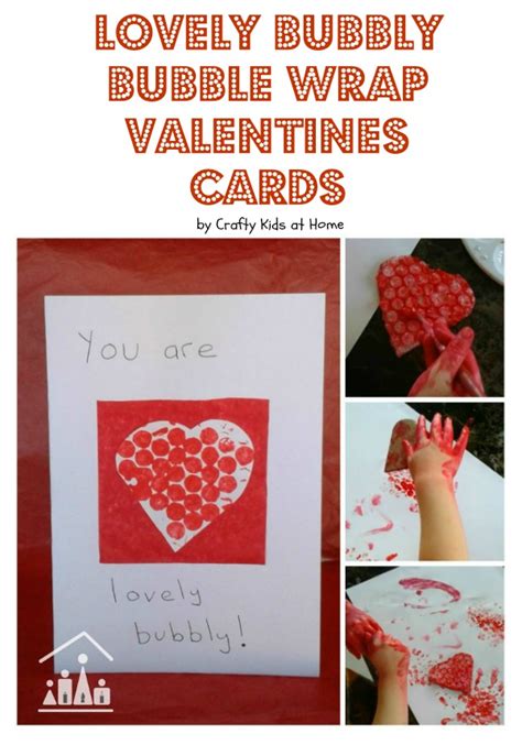 Lovely Bubbly Valentine's Day Cards for Toddlers