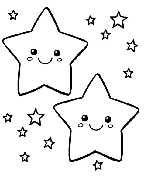 35 Star Coloring Pages Fun Cute Printables