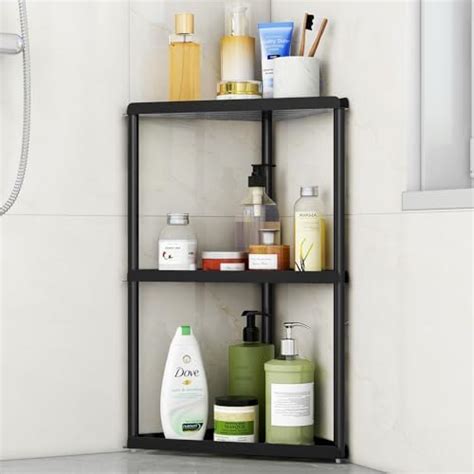 Amazon Idesign Everett Metal Standing Shower Caddy Tier Bath