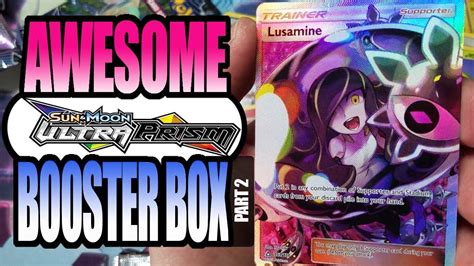 My St Ultra Prism Booster Box Opening Part Pokemon Sun Moon