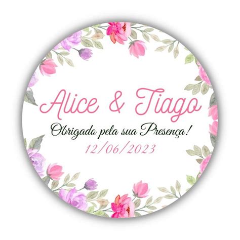 Etiquetas Adesivos Personalizados Casamento e Lembrançinha Elo7