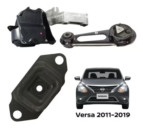 Kit Soportes Motor Y Transmision Versa Original