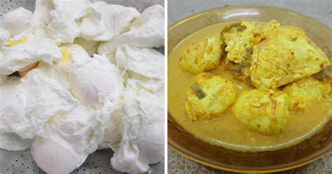 Telur Masak Gulai Lemak, Confirm Elok Bentuknya Bila Masak Guna Petua ...