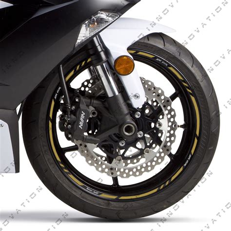 Kawasaki ZX 6R Wheel Rim Stripes With Logos