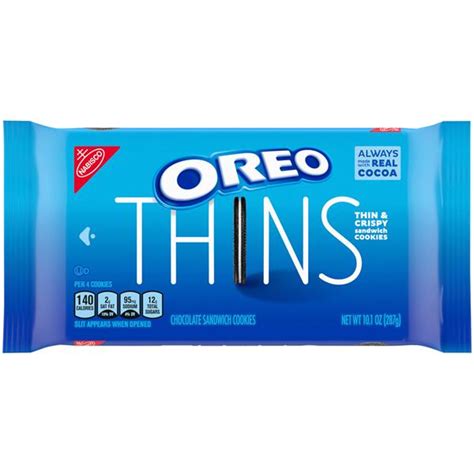 Nabisco Oreo Thins Chocolate Sandwich Cookies Hy Vee Aisles Online