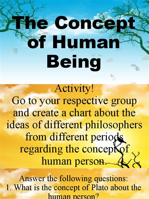 The Concept Of Human Being Pdf Plato Idea